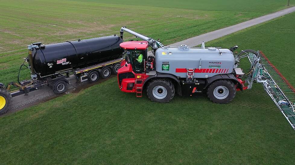 Holmer Terra Variant 435 met Zunhammer mesttechniek