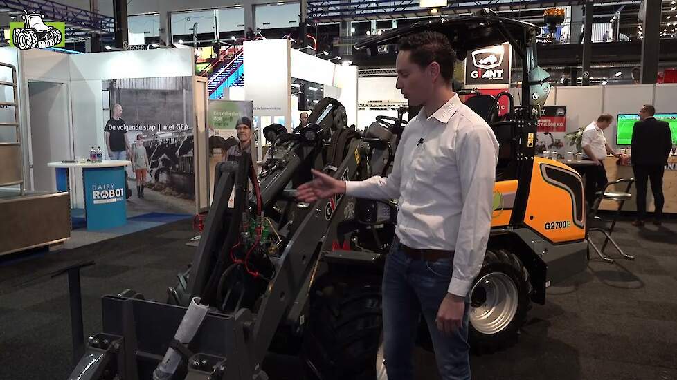 Tobroco-Giant met elektrische wiellader