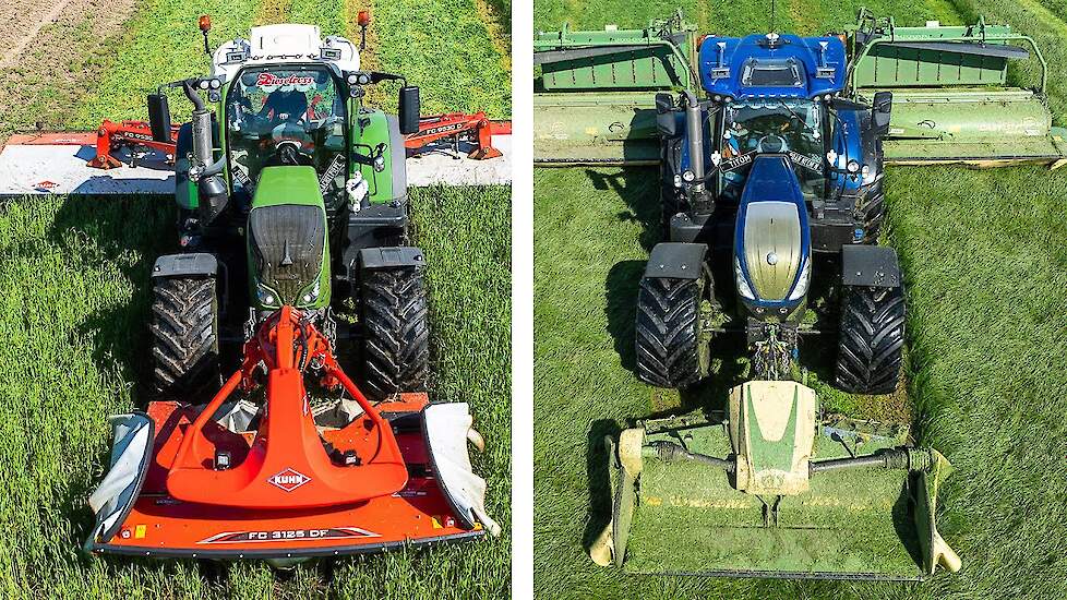 First Cut of Grass | New Holland T7.270 w/ Krone Triples | Fendt 724 w/ Kuhn Triples | Nikkels B.V.