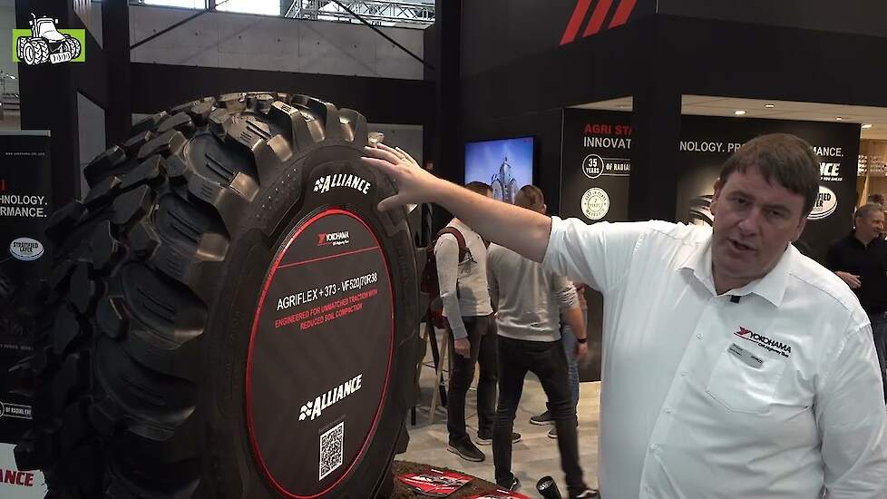 Alliance banden op de Agritechnica 2023 Yokohama Off-Highway Tires