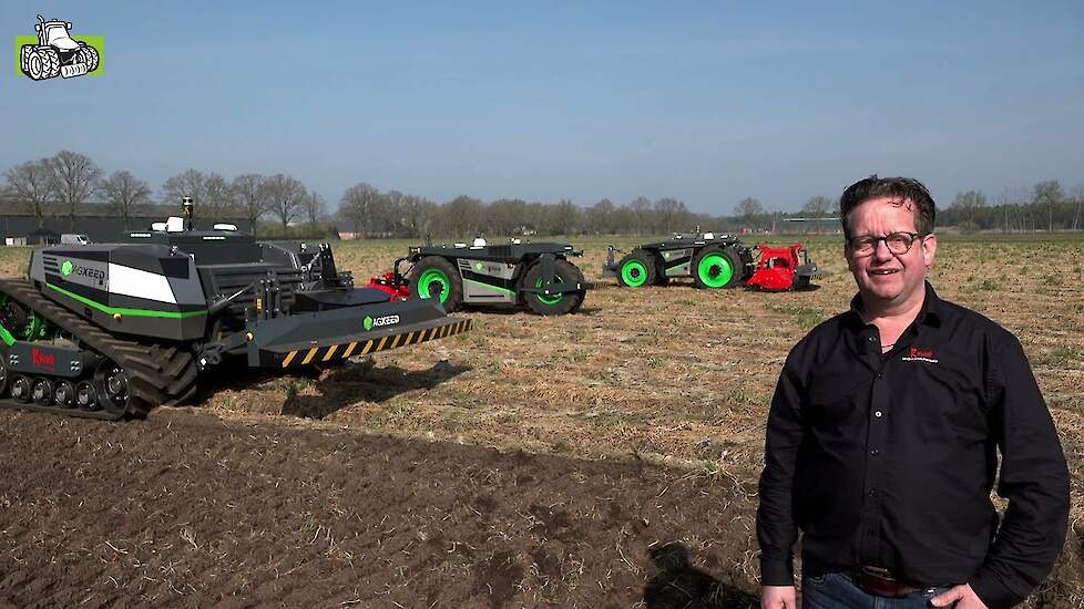 Het complete Agxeed Agbot-programma in actie tijdens Rovadi velddag