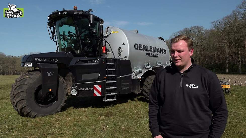 Oerlemans loon- en transportbedijf  met de Vervaet Hydro Trike speciale 35-jaars editie