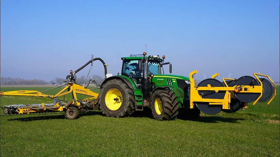 2025 | John Deere 6215R + Tjalma | Sleepslang bemesten | van de Put Oosterwolde | Injection slurry