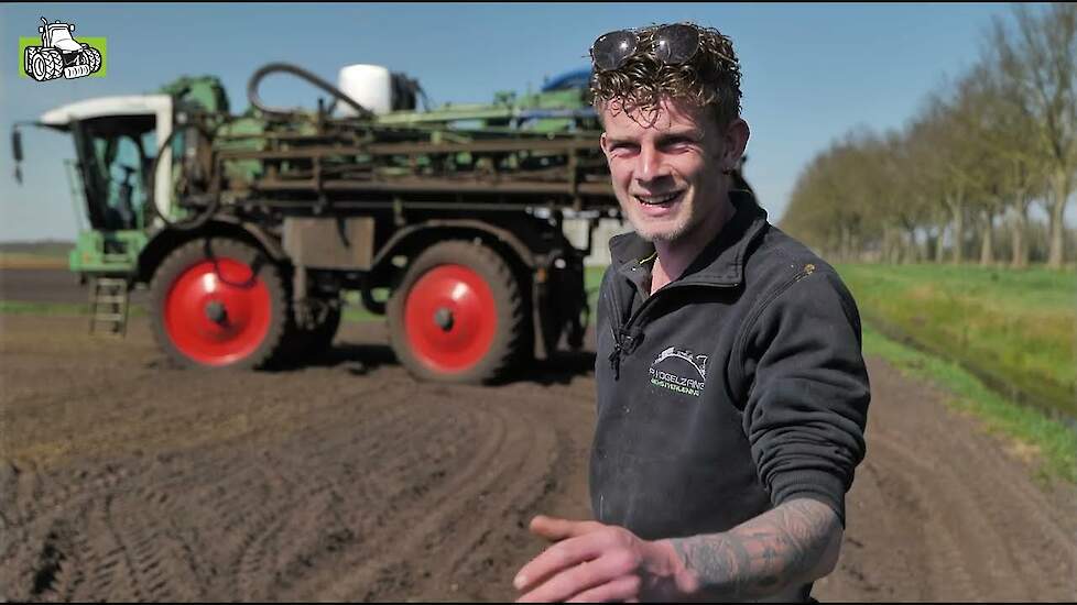 Zelfrijdende anti-stuifdek veldspuit met Agrifac Condor, uitgevoerd in Fendt-stijl
