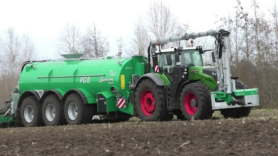 FENDT 1050 SAMSON II 31 BAUWLAND BEMESTEN - GULLE AUSBRINGEN KUMM TECHNIK