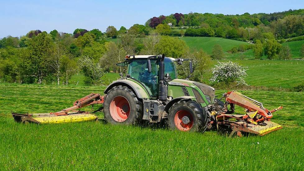 2025 | Fendt 720 | Gras maaien | Gerrekens Slenaken | Pöttinger | Mowing grass | Zuid Limburg