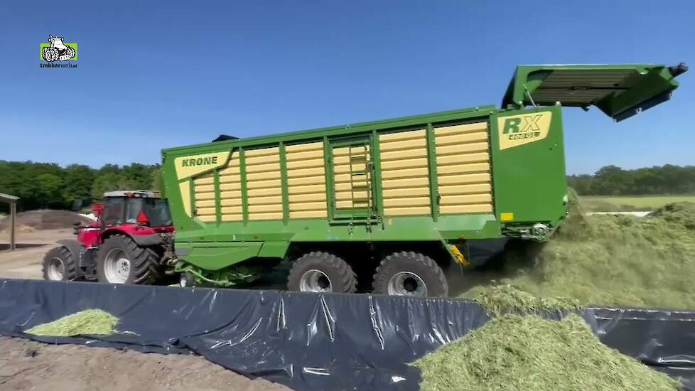 Krone RX 400 GL kortsnijwagen bij Saanenhof in Heeze