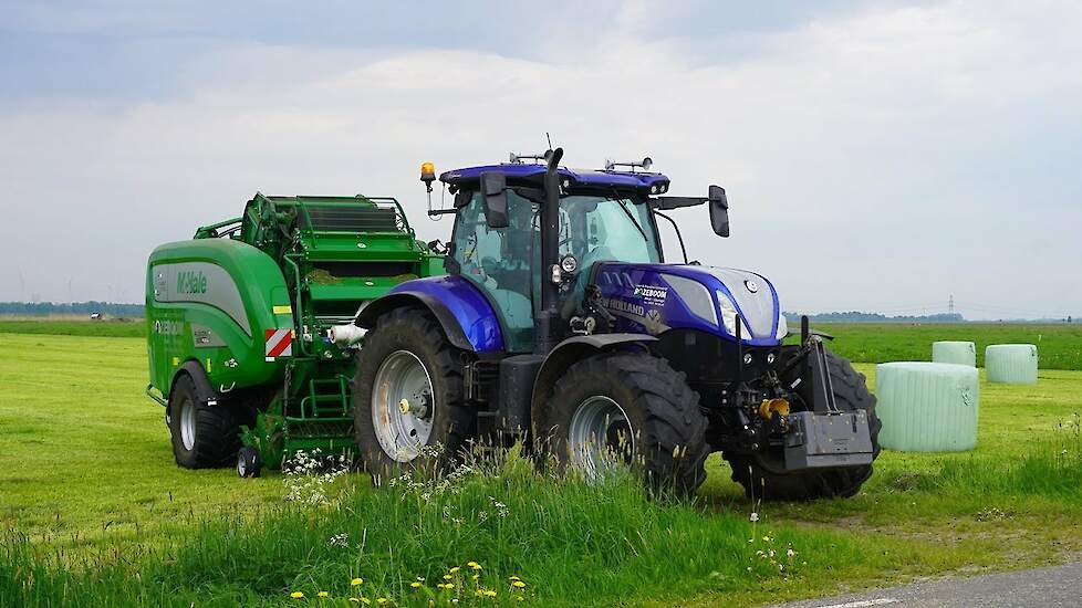 2025 | New Holland T7.190 + McHale Fusion | Balen Persen | Rozeboom t'Harde | Pressing Bales