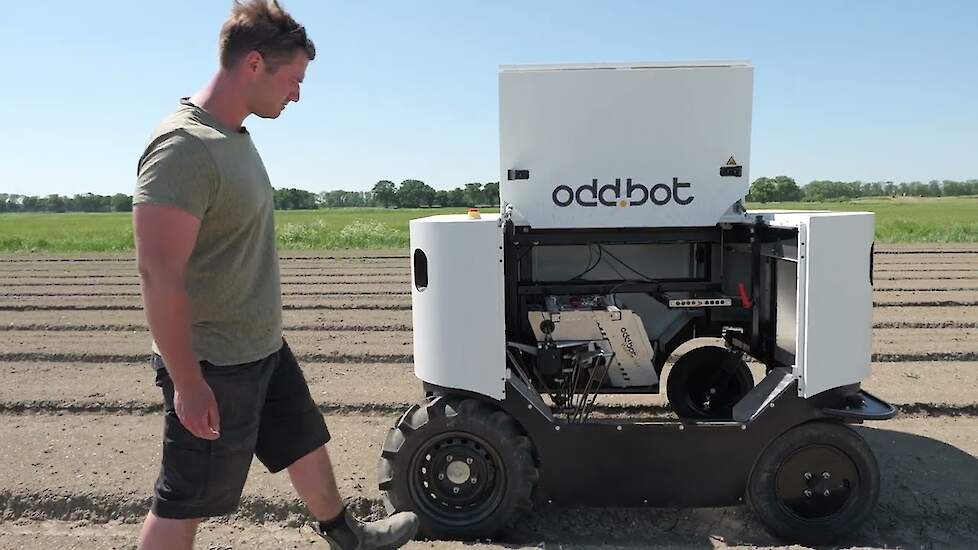 Odd.bot Maverick 240.000 onkruiden per hectare met een precisie van 2 millimeter