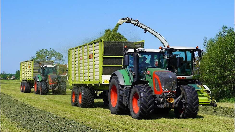 2025 | Claas Jaguar 960 | Fendt 930 | Volvo L70F | Gras hakselen | J van Elst Stoutenburg