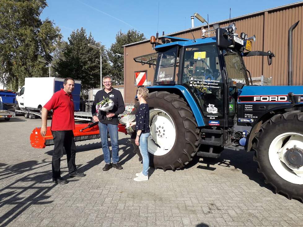 Aflevering in 2018 van de Boxer klepelmaaier