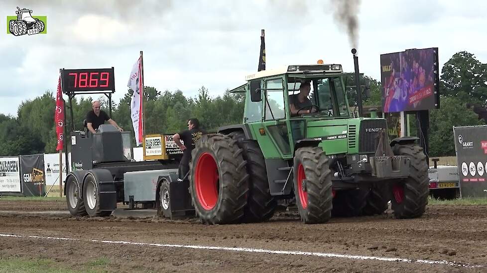 6 ton bij trekkertrek in Nieuw-Wehl