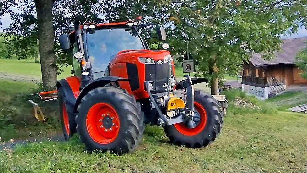 Gras Harken | Kubota M6-142 + Fella | Löchlerhof | Leitner | 2025
