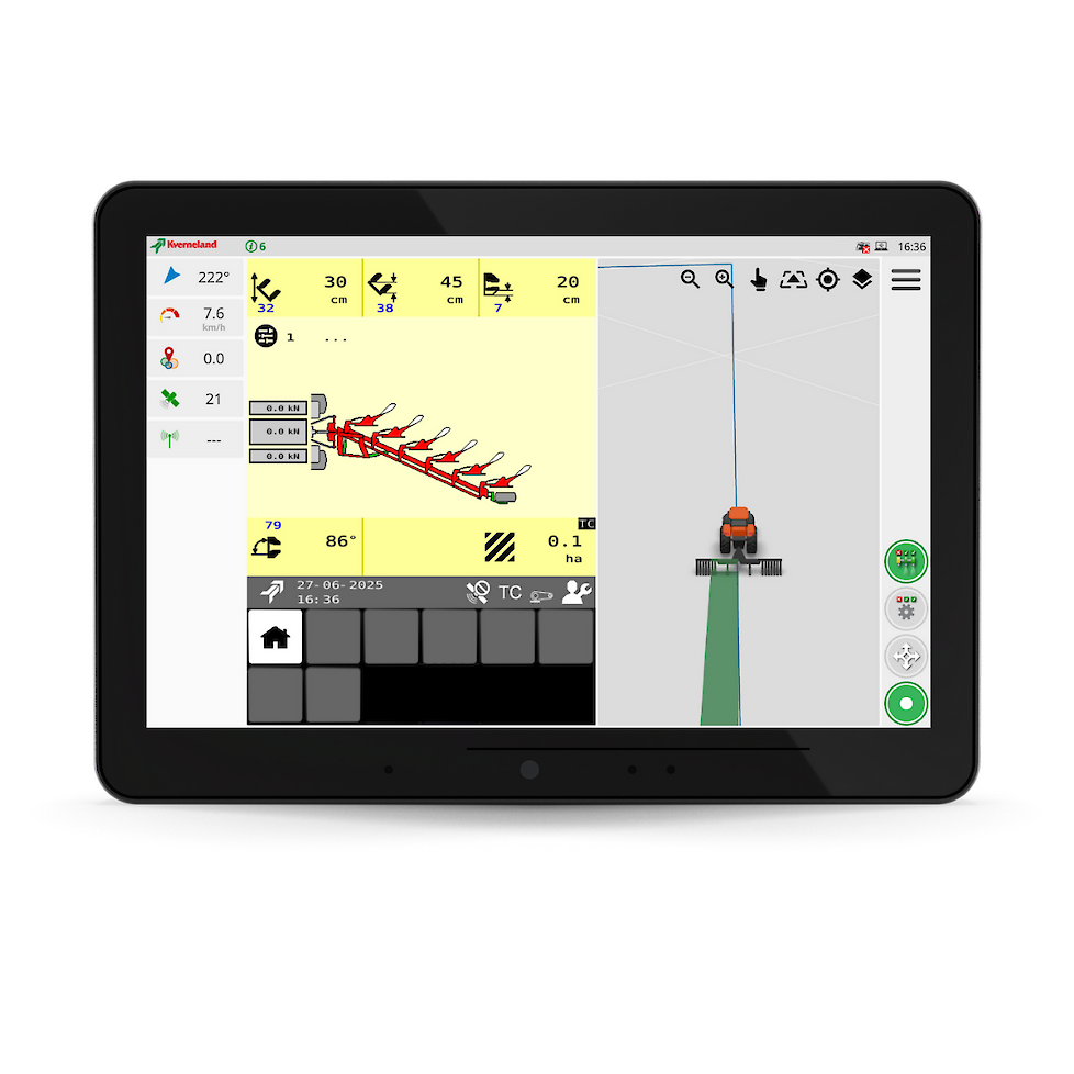 Kverneland FURROWcontrol® in combinatie met de nieuwe Tellus 1200