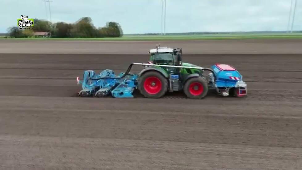 Lemken nieuwe zaaitechniek op de akkers afgelopen weken