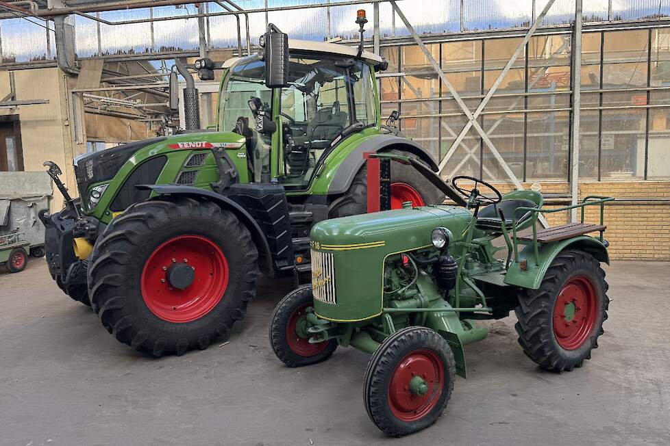 Even om het contrast te laten zien tussen een F18G uit1951 en een 516 Vario uit 2023.