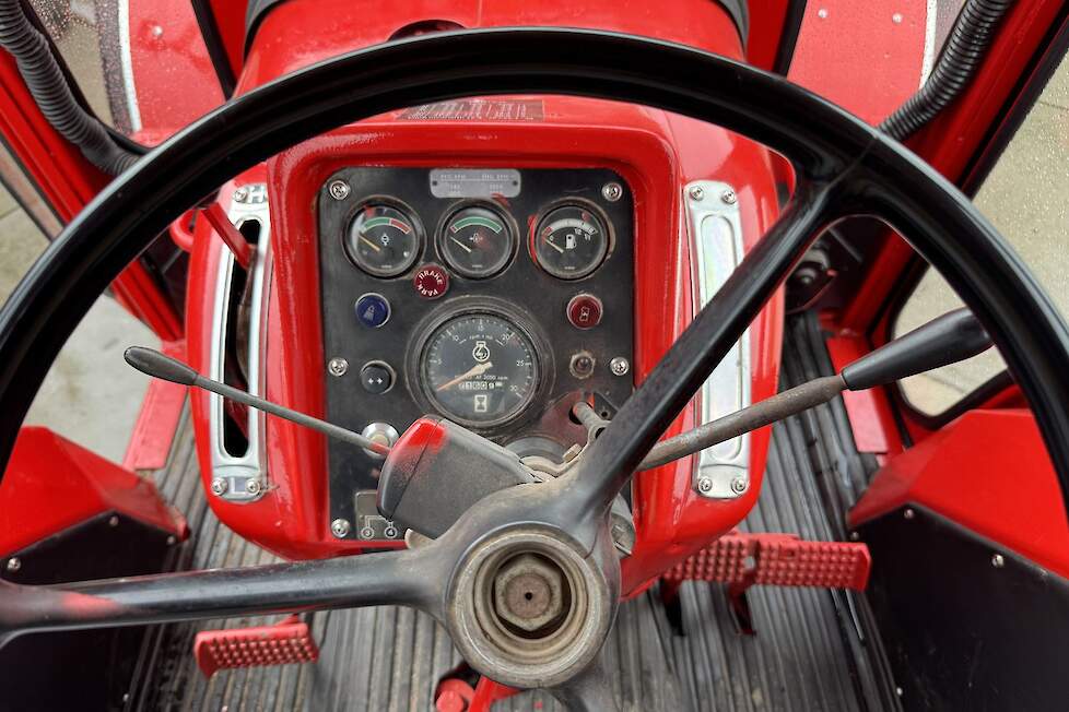 Het dashboard van de 814.