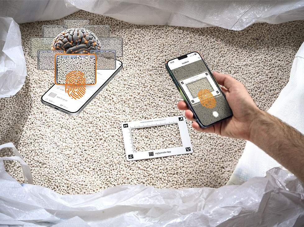 	EasyMatch herkent kunstmest eenvoudig aan de hand van een foto 	Nauwkeurige insteladviezen, ook bij onbekende kunstmestnamen 	Snelle en veilige instelling van elke Amazone kunstmeststrooier