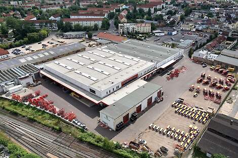 De zaaimachine in Bernburg