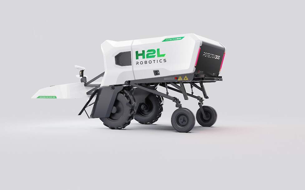 De Potector 300 heeft een werkbreedte van 3 meter