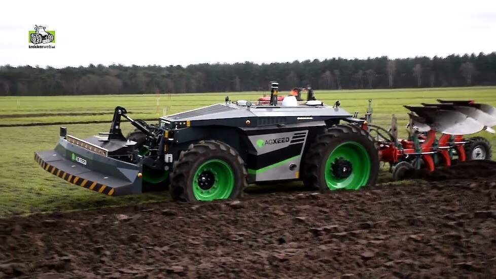 Robotploegen bij Ploegkampioenschappen met Agxeed en Kverneland