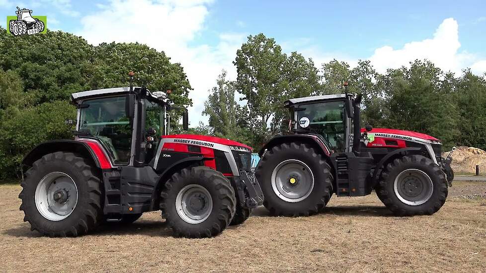 Massey Ferguson 8S Xtra en de Massey Ferguson 9S in de picture