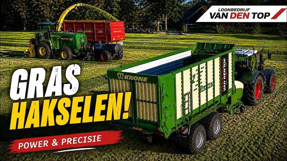 Grashakselen en inkuilen in Lunteren. #djimini3 #fendt #agriculture #krone